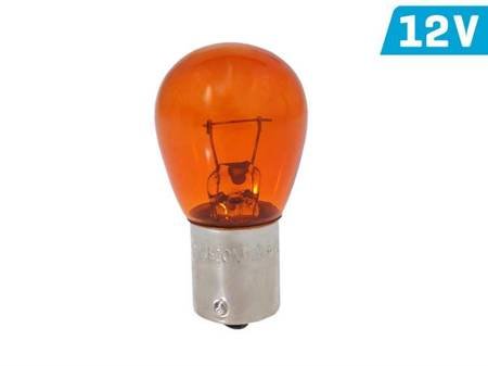 Żarówka VISION PY21W 12V 21W BAU15s amber, E4