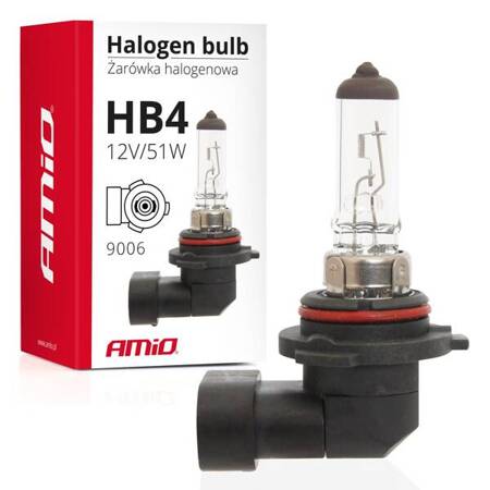 Żarówka halogenowa HB4 12V 51W 9006 AMIO-01480