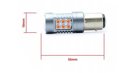 Żarówki Do Auta Led P21/5w 12v Canbus Czerwone