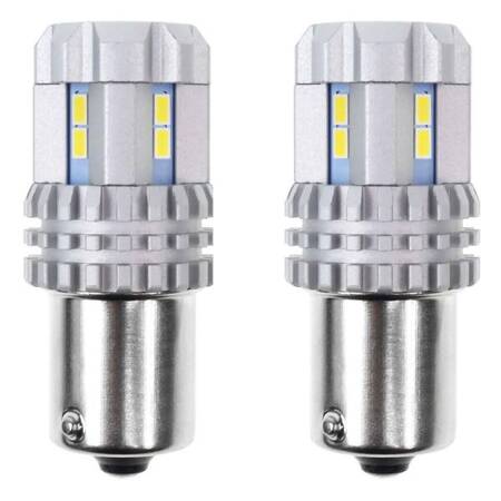 Żarówki LED CANBUS 3020 UltraBright 22SMD 1156 BA15S P21W R10W R5W White 12V 24V AIMO-02449