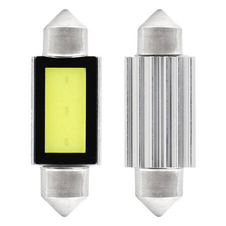 Żarówki LED CANBUS COB3 Festoon C5W C10W C3W 39mm White 12V AMIO-01640