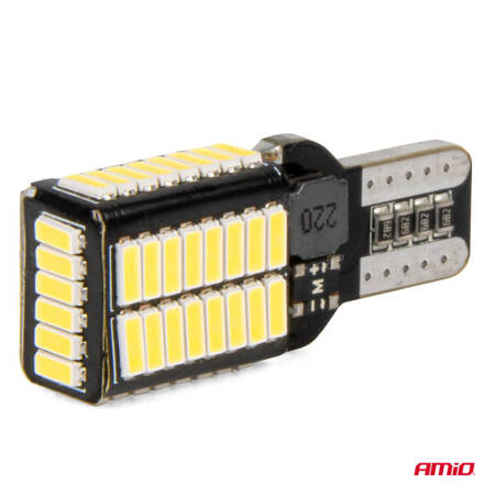 Żarówki LED CANBUS PRO series T15e W16W 54x4014 SMD White 12V 24V AMIO-03724