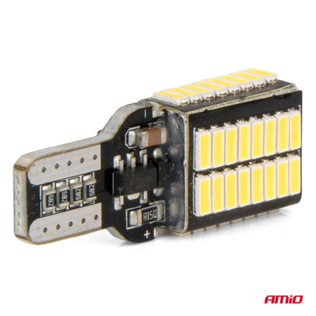 Żarówki LED CANBUS PRO series T15e W16W 54x4014 SMD White 12V 24V AMIO-03724