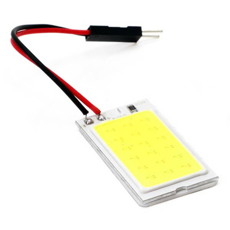 Żarówki LED CLASSIC T10 W5W C5W COB 12V panel moduł AMIO-01621