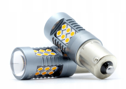 Żarówki LED P21W 11 SMD + CREE CANBUS 6000K BIAŁA