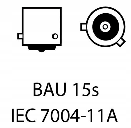 Żarówki LED P21W 11 SMD + CREE CANBUS 6000K BIAŁA