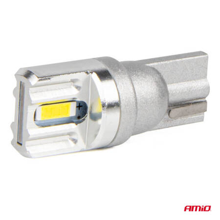 Żarówki LED STANDARD T10 W5W 2x1860 SMD White 12V 24V AMIO-03719