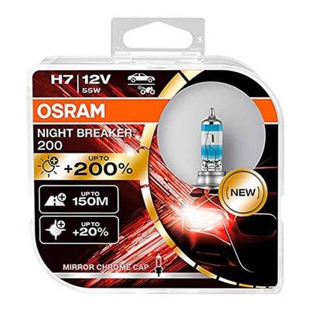 Żarówki halogenowe Osram H7 12V 55W PX26d NIGHT BREAKER 200 /2szt./