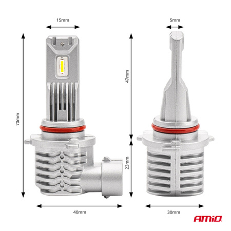 Żarówki samochodowe LED X1 Series AMiO HB4 9006 AMIO-02969