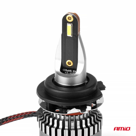 Żarówki samochodowe LED seria K3 H7-6 12V 6000K Canbus AMIO-03685