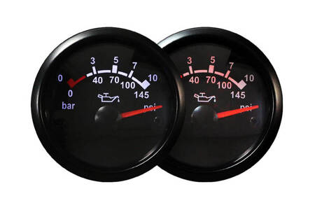 Zegar AUTO GAUGE 52mm T90 Oil Pressure