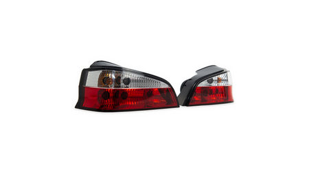 Zestaw Lamp Tylnych Crystal Red Clear PEUGEOT 106 1996-1998