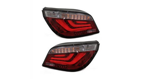 Zestaw Lamp Tylnych LED BAR Red Smoke BMW 5 E60 Facelift 2007-2010