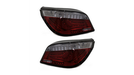 Zestaw Lamp Tylnych LED BAR Red Smoke BMW 5 E60 Facelift 2007-2010