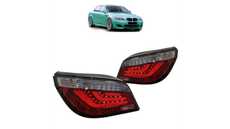 Zestaw Lamp Tylnych LED BAR Red Smoke BMW 5 E60 Facelift 2007-2010