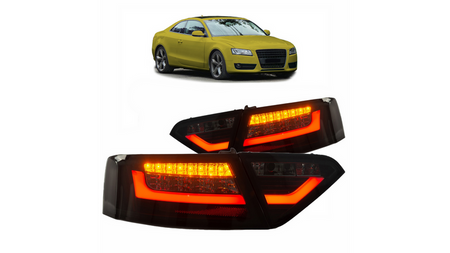 Zestaw Lamp Tylnych LED Black Smoke AUDI A5 przed liftem 2007-2009