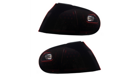 Zestaw Lamp Tylnych LED Dark Red VW GOLF V 2003-2008