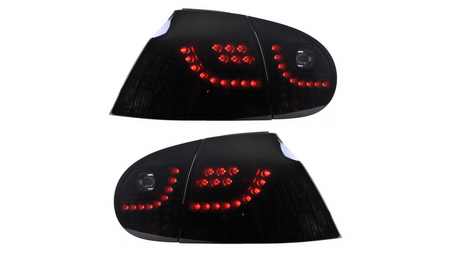 Zestaw Lamp Tylnych LED Smoke Black VW GOLF V 2003-2008