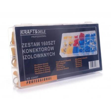 Zestaw konektorów izolowanych 160szt. KD10487