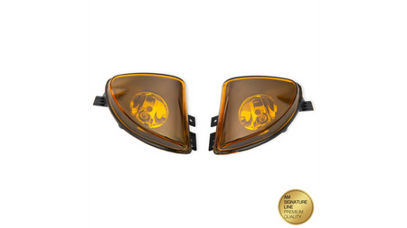 Zestaw lamp przeciwmgielnych Yellow BMW 5 F10 F11 przed liftem 2010-2013