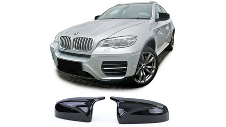 Zestaw osłon lusterek bocznych Gloss Black BMW X5 E70 X6 E71 E72 2007-2014