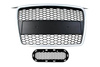 GRILL AUDI A3 8P RS-STYLE SILVER-BLACK (05-08)