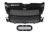 GRILL AUDI A3 8P RS-STYLE SILVER-BLACK (07-12)