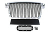 GRILL AUDI A4 B8 RS-STYLE SILVER-BLACK (08-12) PDC