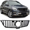 GRILL MERCEDES W166 11-15 PANAMERICANA BLACK GLOSS