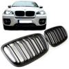 GRILL (NERKI) BMW X5 E70 X6 E71 07-14  BLACK MATT