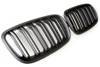 GRILL (NERKI) BMW X5 E70 X6 E71 07-14  BLACK MATT