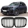 GRILL do BMW X7 G07 19-22 SINGLE SLAT GLOSS BLACK