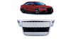 Grill sportowy Silver & Gloss Black AUDI A4 B8 przed liftem 2008-2012