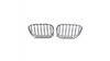 Grill sportowy pojedyncze żeberka Chrome & Matt Silver BMW X5 E53 Facelift 2003-2007