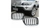 Grill sportowy pojedyncze żeberka Chrome & Matt Silver BMW X5 E53 Facelift 2003-2007