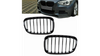 Grill sportowy pojedyncze żeberka Gloss Black  BMW 1 (F20, F21) Hatchback przed liftem 2011-2015