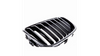 Grill sportowy pojedyncze żeberka Gloss Black  BMW 1 (F20, F21) Hatchback przed liftem 2011-2015