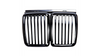 Grill sportowy pojedyncze żeberka Gloss Black BMW 3 E30 1987-1994