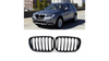 Grill sportowy pojedyncze żeberka Gloss Black BMW X3 F25 przed liftem 2010-2014