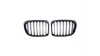 Grill sportowy pojedyncze żeberka Gloss Czarny BMW X1 E84 2009-2015