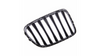 Grill sportowy pojedyncze żeberka Gloss Czarny BMW X1 E84 2009-2015