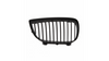 Grill sportowy pojedyncze żeberka Matt Black BMW 1 E81 E82 E87 E88 przed liftem 2004-2007