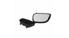 Grill sportowy pojedyncze żeberka Matt Black BMW 1 E81 E82 E87 E88 przed liftem 2004-2007