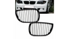 Grill sportowy pojedyncze żeberka Matt Black BMW 1 E81 E82 E87 E88 przed liftem 2004-2007