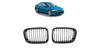 Grill sportowy pojedyncze żeberka Matt Black BMW 3 E46 Compact przed liftem 1998-2001