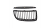 Grill sportowy pojedyncze żeberka Matt Black BMW 3 E90 E91 przed liftem 2005-2008