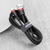 Kabel USB na USB-C Baseus Cafule 2A 3m czerwono-czarny