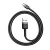 Kabel USB na micro USB Baseus Cafule 2.4A 1m szaro-czarny