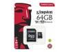 Karta pamięci Kingston Canvas Select 64 GB, microSDHC Class 10