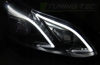 LAMPY MERCEDES W212 13-16 BLACK DRL FULL LED LIFT